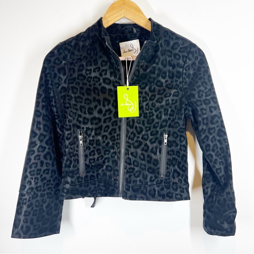 NWT Sam Edelman Cheetah Moto Jacket